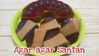 Cara Membuat Agaragar Santan Gula Merah [upl. by Edrahs]