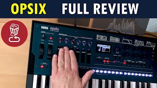 Korg OPSIX Review tutorial and 10 patch ideas  250 presets played  FM synthesis explained [upl. by Atterual978]