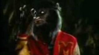 Michael Jackson turns into Werewolf Scene from Thriller [upl. by Mittel]