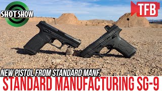 NEW Standard Manufacturing SG9 Pistol SHOT Show 2022 [upl. by Reider179]