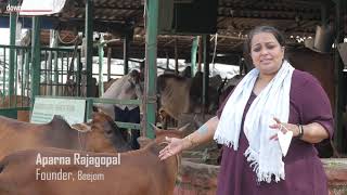 She sells cow dung products but not milk to save native cows of India [upl. by Ahsineg906]