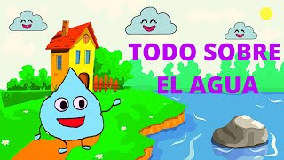 EL AGUA PARA NIÑOS En Español EXPLICACIÓN para niños El cicloQue es ¿ Como es ¿ Donde está [upl. by Yajet]