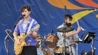 Vampire Weekend  quotCampusquot amp quotOxford Commaquot LIVE Jazz Fest 42724 [upl. by Eremihc]