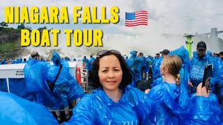 Niagara Falls Boat Ride  Maid of the Mist Tour USA Side maidofthemist [upl. by Enaffit890]