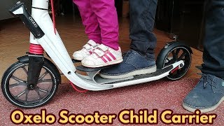 How to installing Oxelo Scooter child carrier [upl. by Alleuqahs476]