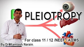 Pleiotropy By DR KAMLESH NARAIN [upl. by Nywles]