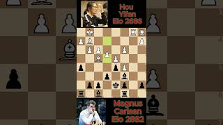 Magnus Carlsen vs Hou Yifan shorts 1241 [upl. by Drusie]