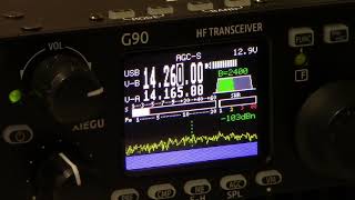 Xiegu G90 first set up and SSB QSOs on 20 meters Feb 2019 [upl. by Vershen]