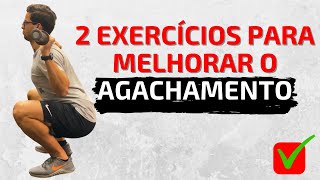 2 Exercícios para MELHORAR O AGACHAMENTO  RETROVERSÃO PÉLVICA [upl. by Narmak966]