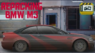 How to repack a car in Drag Racing Streets Repack A custom BMW M3 E46 [upl. by Yajnas]