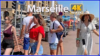 【4K】WALK Marseille  Provence  FRANCE travel vlog [upl. by Eldwon]