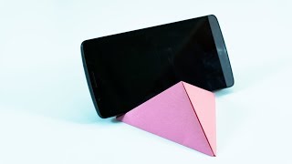 Soporte para Celular de Papel  Origami Phone Stand [upl. by Aiden]