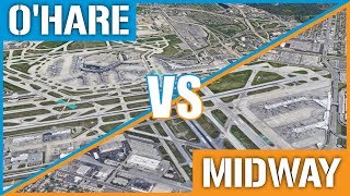 OHare VS Midway  Chicagos International Airports Compared [upl. by Norrie627]