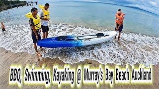 Kayak Fishing at Murrays Bay Beach Auckland [upl. by Gonroff]