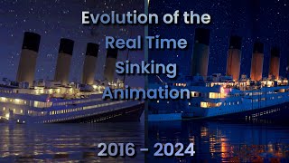 Evolution of The Real Time Sinking Animation  2016 to 2024 [upl. by Eusebio]