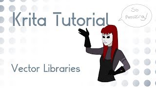 Krita Tutorials 41 Vector Libraries [upl. by Kajdan]