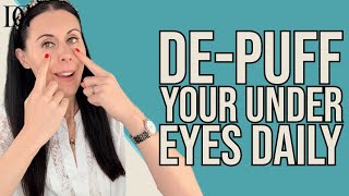 3 Transformative Facial Massage To De Puff Your Under Eyes Daily [upl. by Mona]