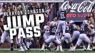 Kerryon Johnson executes a perfect jump pass to Nate CraigMyers for a touchdown vs Alabama [upl. by Hudson52]