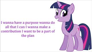 My Little Pony  Youll Play Your Part Lyrics [upl. by Ennayar]