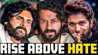 🚨Allu Arjun Vs Pawan Kalyan🚨  Who Is Right  Telugu  Aye Jude ✊ [upl. by Sirk]