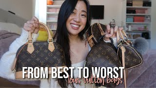 My ENTIRE LOUIS VUITTON BAG Collection  Ranked From WORST to BEST [upl. by Nanerb]