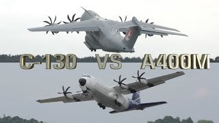 Hercules C130 vs Airbus A400M Which one Better [upl. by Natsreik]