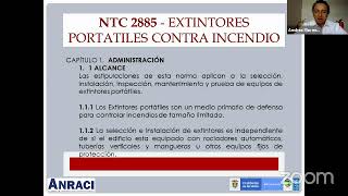 Clases de Extintores y Tipo de Fuego que Apagan Normativa sobre Extintores NTC 2885 y NTC 3808 [upl. by Aznofla]