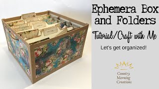 Ephemera Box and File folders Lets get organized [upl. by Bean136]