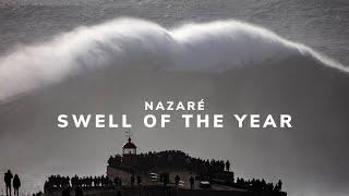 Nazaré BIGGEST Swell of the Year [upl. by Jecoa729]