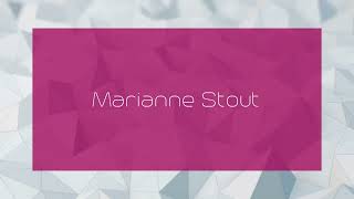 Marianne Stout  appearance [upl. by Carmine]