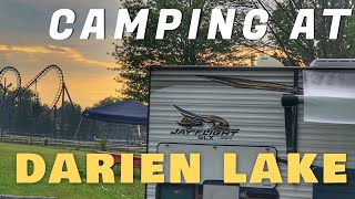 Camping AND going to an amusement park ALL IN ONE Darien Lake New York [upl. by Michey]