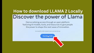 How to download LLAMA 2 model locally on computer 2024 [upl. by Acinonrev394]