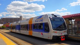 New Jersey Transit River LINE 𝑳𝒊𝒈𝒉𝒕 𝑹𝒂𝒊𝒍 to Trenton  FULL RIDE [upl. by Brendon307]