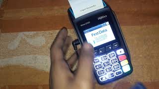 Ingenico Move 2500 Using  First Data ICICI [upl. by Haliled694]