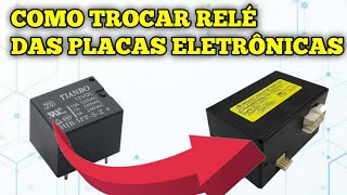 Como trocar o relé da placa eletrônica [upl. by Graves550]