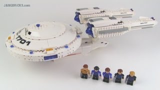 KREO Star Trek Enterprise ship construction set review [upl. by Adnavoj352]