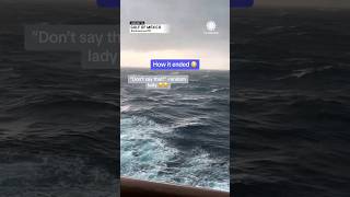 Cruise Ship Gets Hit With Massive Wind Rain Storm [upl. by Teodoor691]