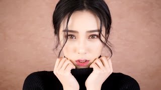 简单单色樱桃色妆容 Easy Cherry Color Makeup Look 仇仇qiuqiu [upl. by Adnema]