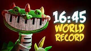 WORLD RECORD Poppy Playtime Chapter 4 in 1645 [upl. by Zippel608]