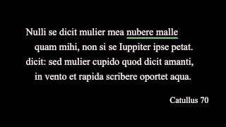 Catullus 70 [upl. by Margherita583]