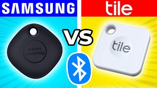 Samsung SmartTag Bluetooth Tracker vs Tile Tracker  Which is better [upl. by Astera]