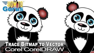 How to Trace a Bitmap to Vector Image in CorelDRAW [upl. by Alfi601]