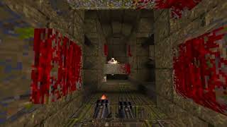 Quake  MapCenter Retrojam2  The Lost Bastion  All Secrets [upl. by Anrahc]