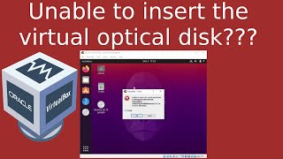 VirtualBox Unable to insert the virtual optical disk  Solve in one minute [upl. by Wallach]