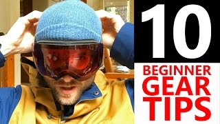 10 Beginner Snowboard Gear Tips [upl. by Demetra203]