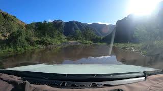 Baviaans River Crossing west of Grassnek oct 2023 [upl. by Eneiluj326]