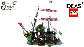 LEGO Ideas 21322 Pirates of Barracuda Bay  Lego Speed Build Review [upl. by Namlak542]