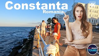 Constanta ROMANIA 🇷🇴 Walking tour  4k UHD 60fps [upl. by Kloster]