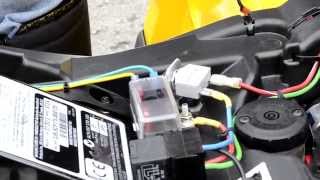 CanAm ATV  How to Add an Accessory Fuse Box [upl. by Litch338]