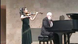 10 Year Old Violinist Plays Bazzini [upl. by Sidras]